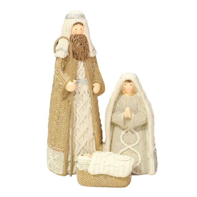 Estatuilla de , escena de , obra de arte, colección religiosa de Navidad, ornamento, escultura de cuna para el estante