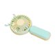 thumbnail image 4 of Mini ventilador de mano portátil de bolsillo, recargable, regalo para escritorio de mujer. Verde, 4 of 9