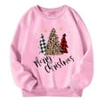 thumbnail image 4 of Boys Girls Christmas Sweatshirt Long Sleeve Crewneck Casual Merry Christmas Graphic Sweatshirts Kids Pullover Tops 3-10 Years, 4 of 6