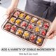 thumbnail image 5 of Non Stick Brownie Pan with Dividers, High Carbon Steel Baking Pan, Makes 18 Pre-cut Brownies All at Once - 12.2X 7.6 X 1.7 Inches （Inside Dimension）, 5 of 5