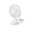White, variant on Mainstays 6 inch Personal Desktop or Clip 2-in-1 Fan, Black