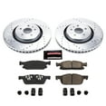 thumbnail image 3 of PowerStop Front Z23 Evolution Sport Carbon-Fiber Ceramic Brake Pad and Drilled & Slotted Rotor Kit Fits: FORD LINCOLN Select Models K7143, 3 of 10