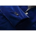 thumbnail image 4 of Mens Velvet Blazer Slim Fit Solid Blazer Sport Coat, 4 of 5