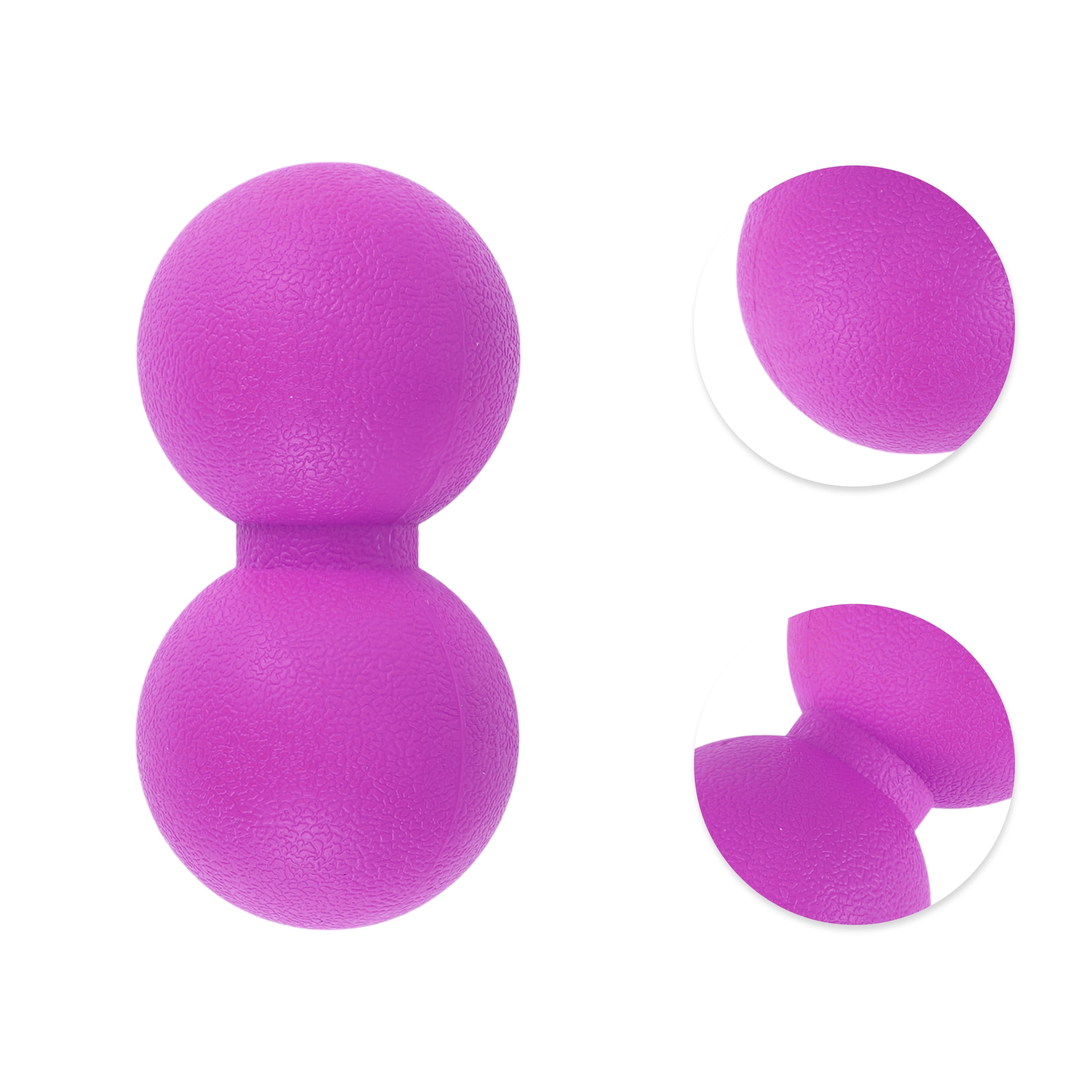Unique Bargains Massage Ball Massager 4.76x2.56x2.56 1 Pc Rose Red