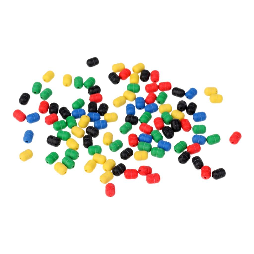Rubber shock beads 