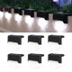 thumbnail image 2 of Las luces solares del jardín al aire libre fácil de instalar luces de seguridad para la puerta de patio garaje cubierta - 6pcs-White Color 6 piezas-Color blanco Sunnimix Lámpara de pared para patio al aire libre, 2 of 8