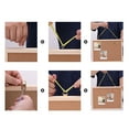 thumbnail image 3 of ifundom Office Cork Board Wood Hanging Bulletin Board Office School Supplies 30X40cm, 3 of 5