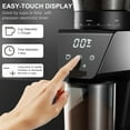 thumbnail image 3 of Automatic Burr Mill Electric Coffee Grinder With 30 Gears For Espresso American Coffee Pour Over Visual Bean Storage ,Sturdy and Durable, 3 of 7
