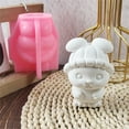 thumbnail image 5 of Bunnies Figurine Silicone Molds for Epoxy Resin Soap Making Cement Gypsum Silicone Molds for Handmade Craft, 5 of 8
