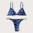 thumbnail image 3 of Women's High Waisted Bathing Suits Swimsuit Flower Printed Leopard Print Swimsuits for Women Tummy Control, 3 of 7