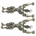 thumbnail image 4 of Fitness Enthusiast Bodybuilder Shape Charms 2Pcs Durable Zinc Alloy Keychain Decorations For Gym Use And Home Decoration, 4 of 5