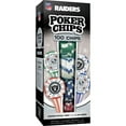thumbnail image 2 of MasterPieces Casino Style 100 Piece Poker Chip Set - NFL Las Vegas Raiders, 2 of 6