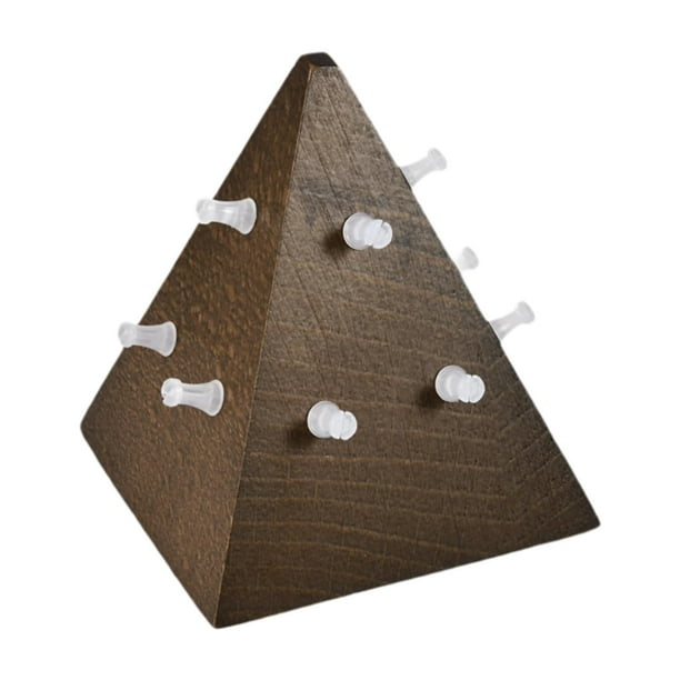 Soporte de madera para joyas de piercing, estante para anillos de labios, fácil de guardar, accesorios de piercing 6.5cmx7.2cm