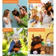 thumbnail image 3 of DolliBu Happy Easter Super Soft Plush Wild Buffalo with Carrot - Stuffed Animals with Carrot Plush Toy, Perfect Easter Holiday Surprise Gift, Spring Easter Wild Life Plush Animal - 9.5", 3 of 6