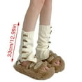 thumbnail image 3 of Milue Womens Lolitas Knitted Long Socks Leg Warmers Harajuku Cute Boot Socks Winter, 3 of 21