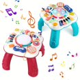 thumbnail image 2 of Jouet pour Bébé Table d'Activité Musicale Multifonctionnelle/apprentissage Développement Éducation Précoce, 2 of 5