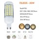 thumbnail image 1 of Bombillas LED E27, E14, B22, G9, GU10, CA 110V, 220V, 230V, 240V, focos de 6W-25W, lámparas de mesa blancas para el hogar, ampolla de iluminación interior, 1 of 4