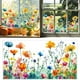 thumbnail image 4 of Colorida Pegatina Ventana Ramo Floral 3 Piezas Reutilizables para Ventanas Vidrio (a), 4 of 9
