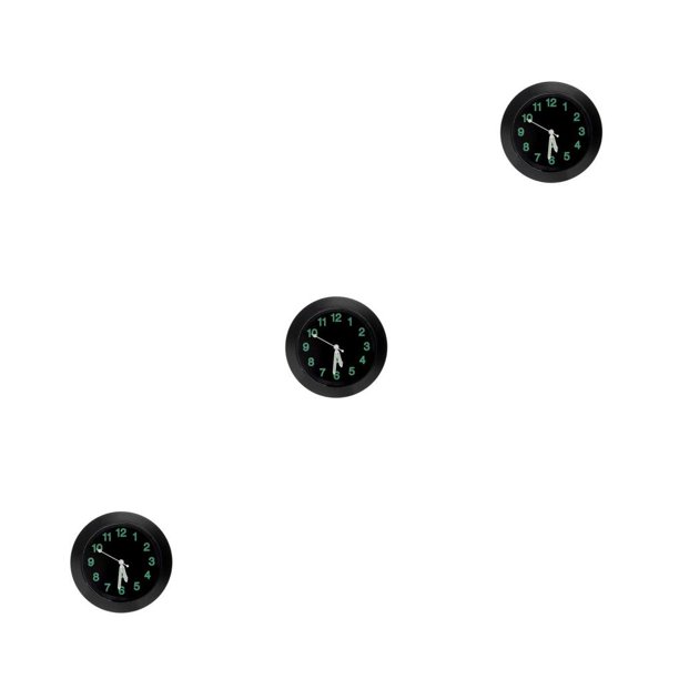 Riwesomey Reloj luminoso con salida de aire para coche, reloj resistente al desgaste para salpicadero de coche, reloj portátil para automóvil, Type1 NO1