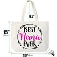 thumbnail image 2 of Best Nana Ever Canvas Tote Bag Grandma Gift Idea for Nana -COCOVICI, 2 of 6