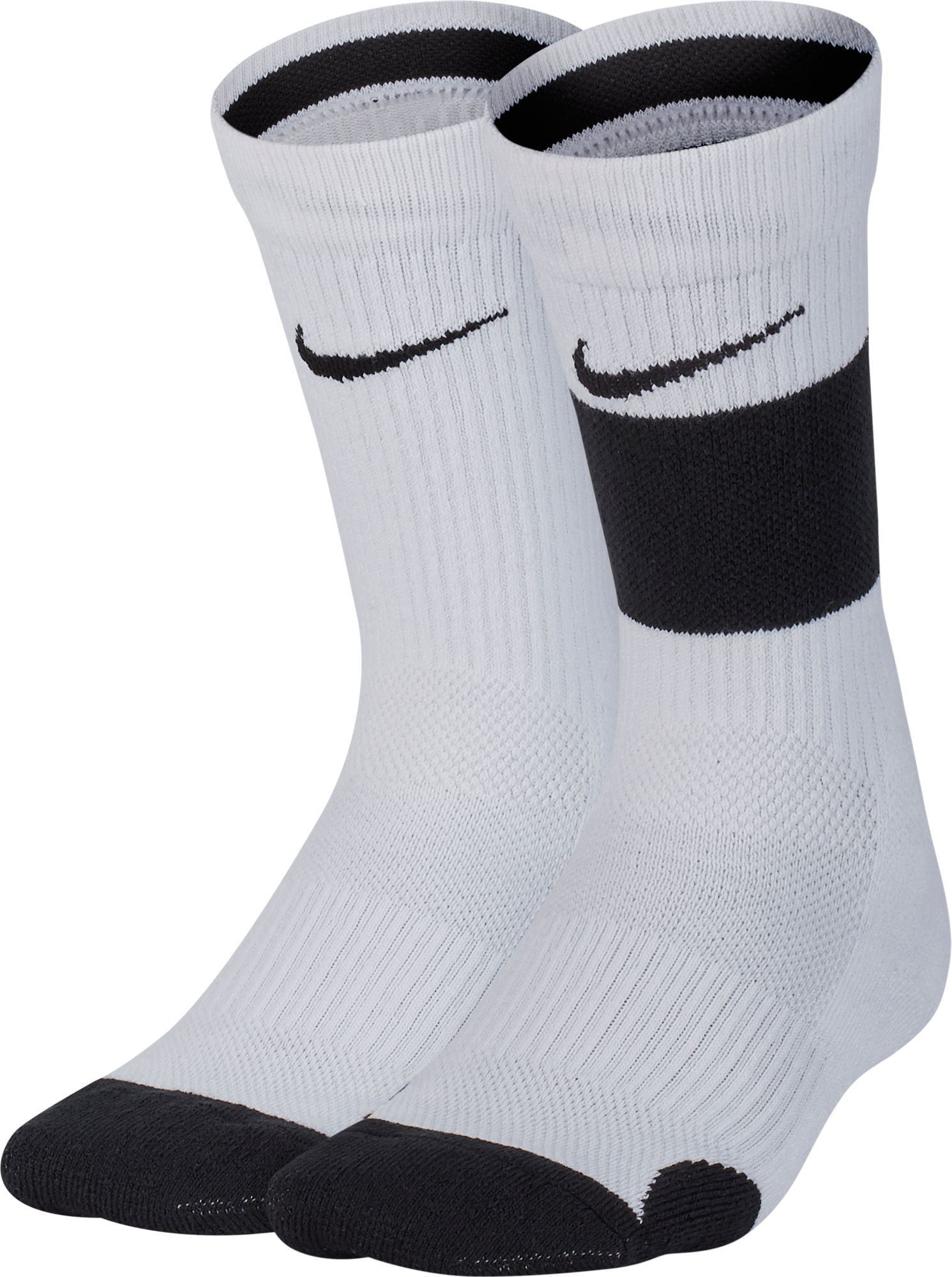 Nike Youth Elite Basketball Crew Socks 2 Pack - Walmart.com - Walmart.com