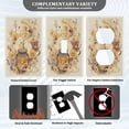 thumbnail image 3 of Light Switch Cover Switch Plate Outlet Cover Plug Cover for Electrical Unused Outlet Cover Bears Are Eating Honey, 3 of 6