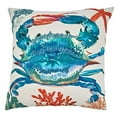 thumbnail image 2 of Fennco Styles Seaworld 20 Inch Square Cotton Decorative Throw Pillow, 2 of 13