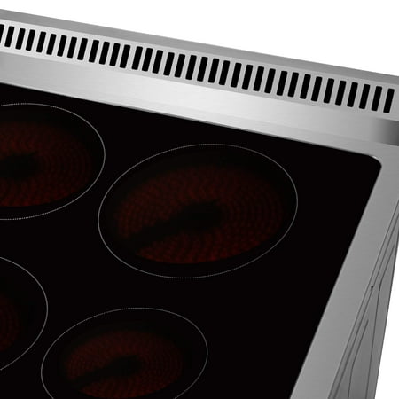 Forno Appliances - Pallerano Alta Qualita 2.05 Cu. Ft. Freestanding Electric Range - Silver