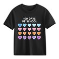 thumbnail image 2 of FAHXNVB Back To School T-Shirts for Girls Cute Graphic Print Crewneck Soft Cotton Tees Tops Fashion Casual Comfortable Shirts 3-10 Years, 2 of 8