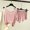 Pink, variant on Sexy Pajama Set for Women Summer Solid Color Breathable Pajamas Set Casual Crew Neck Sleeveless Sleepwear with Shorts Womens Summer Pajamas