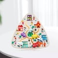 thumbnail image 2 of serony Kids Wooden Maze Game Math Toy Color Recognition Travel Toy for Toddler traffic, 2 of 9