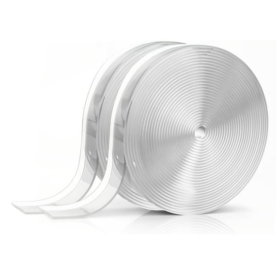 Alien Seal Draft Seal Window Door Seal Strip Transparent Windproof Clear Sealing Tape Self Adhesive Draft Seal Tape 2 Rolls