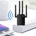 thumbnail image 2 of CASAFUN 2024 WiFi Extender - Wireless Signal Repeater Booster - Support WPA2, WPA and WEP9 Strong WiFi Booster-Band 2.4G - 4 Antennas 360 Degree Full Coverage, 2 of 6