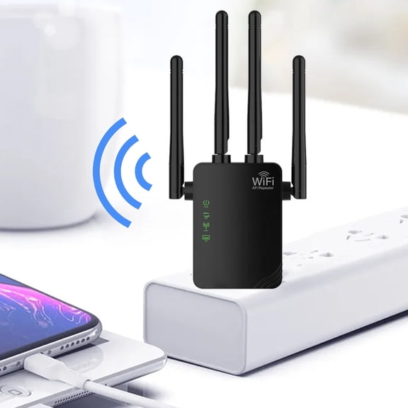 Coorders WiFi Extender Signal Booster Wireless Internet Repeater Long Range Amplifier With Ethernet Port Access Point
