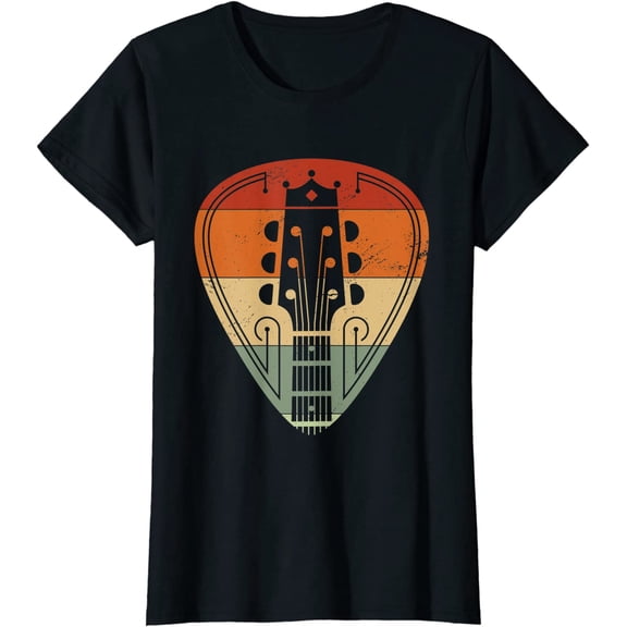 Vintage Guitar Lover Guitarist Electric Base Guitar T-Shirt