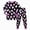 R270-Purple, variant on NOLDARES Boys Girls Halloween Pajamas Cute Pumpkin Print Pjs Cotton Kids Skeleton Sleepwear Clothes Sets Ghost Skull Holiday Sleepwear(Navy,5-6 Y)