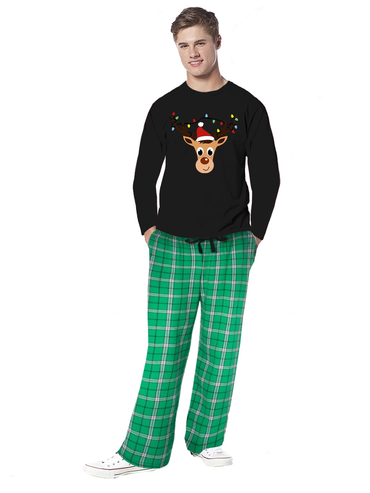 Awkward Styles Family Christmas Pajamas for Men Xmas Deer Xmas Men Christmas Pajamas Men