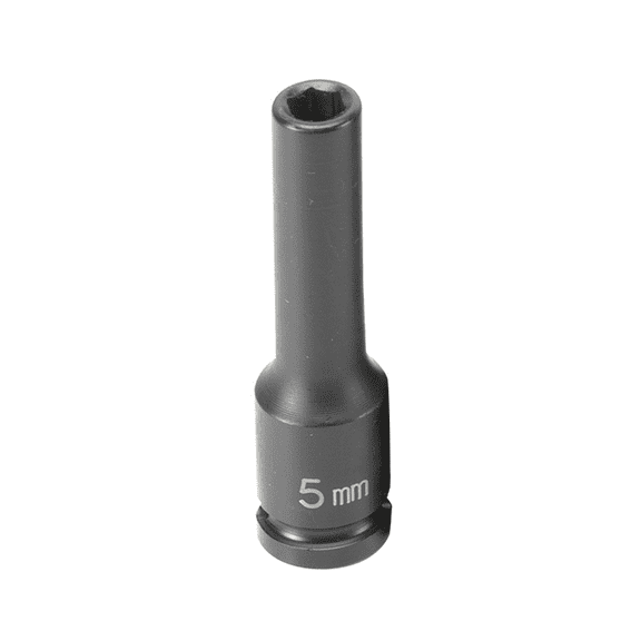 Grey Pneumatic 1/4" Drive x 5mm Magnetic Deep Socket