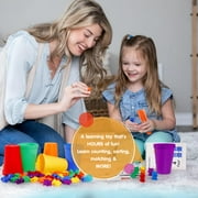 Bmag 36 Counting Bears With Matching Sorting Cups, Preschool Learning Toys Color Recognition Educational Math Games Toy Gift for Kids