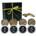 GWhiskey Flavor Infuser Smoker Kit 4 Wood Chips for Whiskey