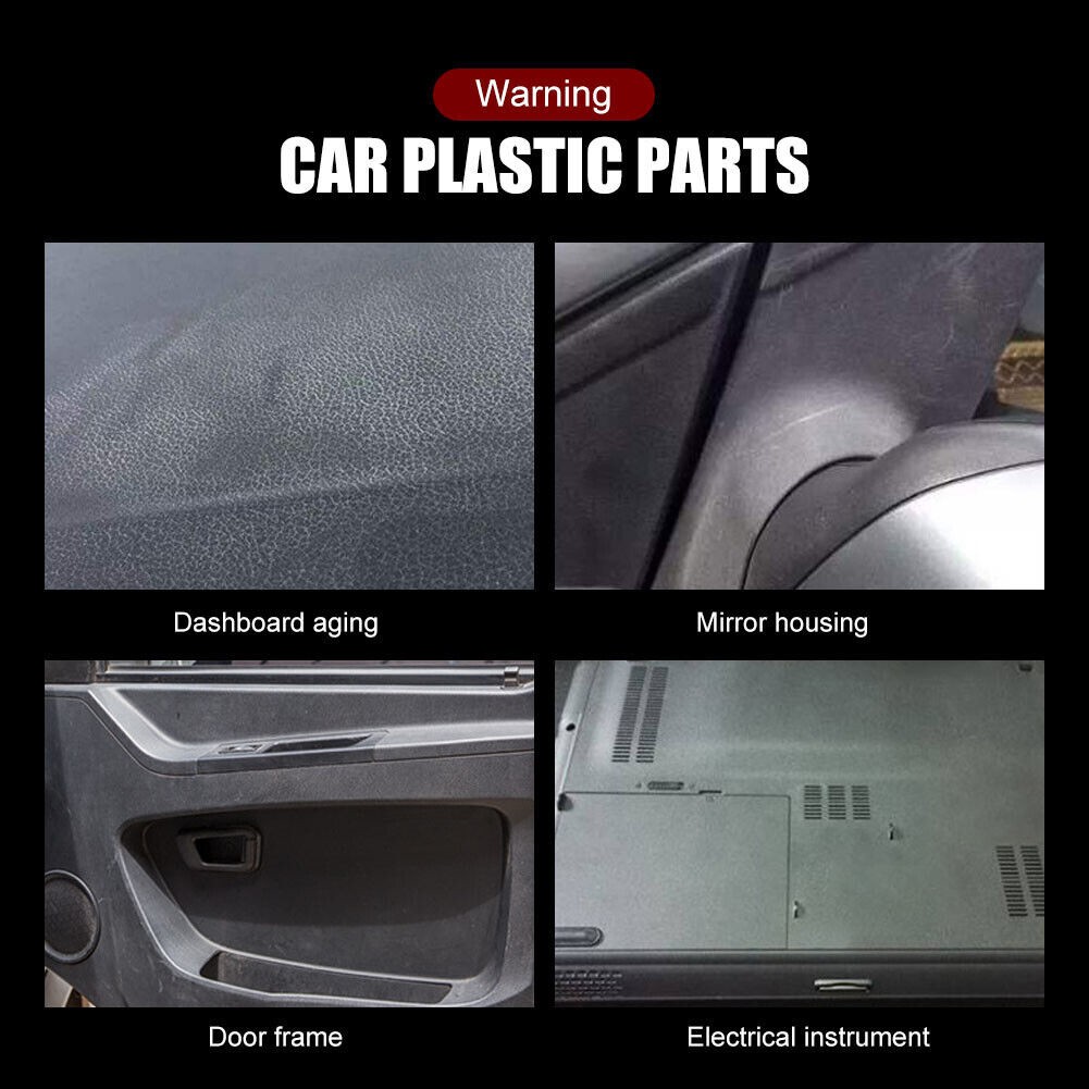 Car Plastic Parts Refurbish Agent – 30ml Interior/Exterior Restorer & Cleaner, Universal