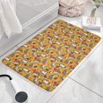thumbnail image 3 of Cute Hedgehog Apple Mushroom Flannel Non Slip Door Rugs,Washable Door Mats Indoor,Decorative Door Mats,Dirt-Resistant and Absorbent Doormat for Entrance,Bedroom,Kitchen,Bathroom,23.5x16in(60x40cm), 3 of 5
