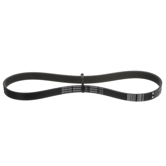 Quicksilver 8M0232583 Alternator Belt for Select Mercury 135-200hp 4-Cylinder and 200-400hp 6-Cylinder Outboards