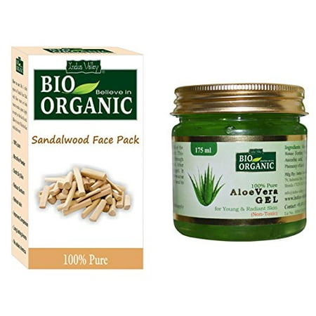 Indus Valley Aloe vera and Sandalwood Face pack Powder for