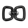 thumbnail image 2 of Ccdes Buckle Adapter, Outdoor Buckle,Outdoor Aluminum Alloy Key Ring Connection Rotary Swivel Buckle Adapter, 2 of 8
