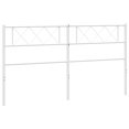 thumbnail image 4 of vidaXL Metal Headboard White 193 cm, 4 of 5