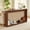 70.1in-walnut, variant on 70.1'' Extended Console Table Narrow Curved Sofa Table for Living Room Entryway, Modern Contemporary Style, Easy Assembly, Walnut