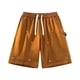 thumbnail image 1 of pstuiky Pantalones cortos de entrenamiento para hombre, Pantalones cortos de cintura elástica con cordón y bolsillos de color liso a la moda para hombre Pantalones cortos de golf, 1 of 3