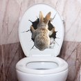 thumbnail image 1 of Pgyong Clearance Small L Toilet Decorative Sticker-Self-Adhesive Wall Sticker for Bathroom & Home Decor-Waterproof Vinyl Sticker, 1 of 3