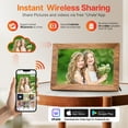 thumbnail image 2 of NUSICAN WiFi Digital Picture Frame 10.1" 32GB, Electronic Photo Frame with HD IPS Touch Screen, Auto Rotate, Slideshow, Wall Mountable ,Easy Setup Digital Frame to Share Photos & Videos via Free App, 2 of 11